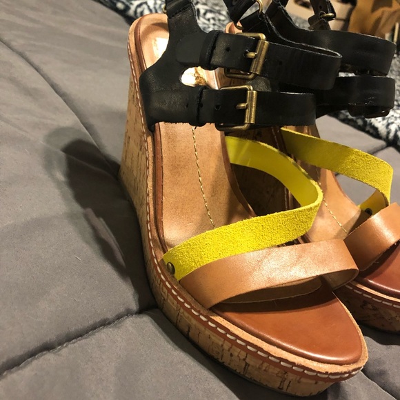 DV black brown wedges SALE - Picture 5 of 6